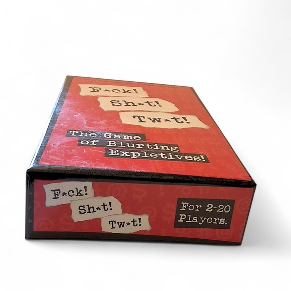 “Fck! Sht! Tw*t!” The Game of Blurting Expletives - New in Box - Picture 6 of 7